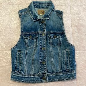 AE Denim Vest, Sz S